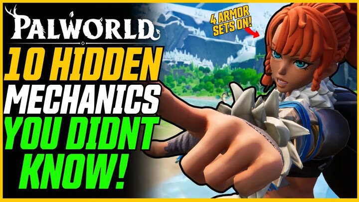 OVER 100 HOURS TO DISCOVER THIS! 10 Hidden Mechanics in Palworld // Palworld Tips, Tricks & Secrets