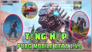 Tổng Hợp Những Update Có Trong PUBG Mobile Beta 1.4.0 | Godzilla vs Kong | Coupe RB | M249 Nâng Cấp.
