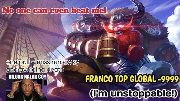 Top Global Franco 100% miss no root hack map and real no fake