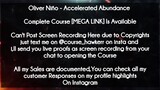 Oliver Niño  course - Accelerated Abundance download