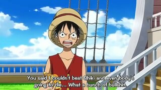 luffy disapointed at nami