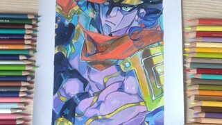 [Vẽ tranh] JOJO - Jotaro Kujo x Star Platinum