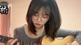 【Fingerstyle Guitar】Girls Fingerstyle Anheqiao Interlude (กระดานเล่น)