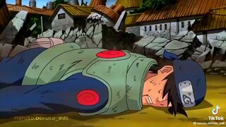 NARUTO SHIPPUDEN kakashi saving choji during pain invasion 😫 sensivility ep 159