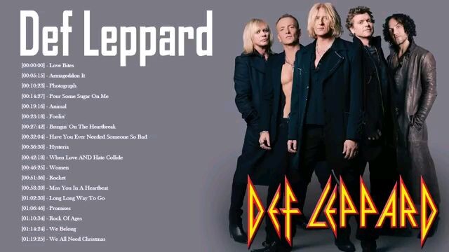 Def Leppard - Song hits