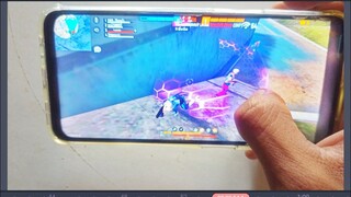 free fire 4 finger handcam video m1014 onetap headshot realme narzo 20 pro free fire gameplay test