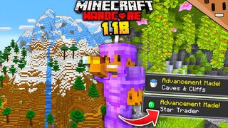 I Played the NEW 1.18 UPDATE in Minecraft Hardcore!