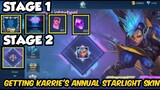 STAGE 2 : 2020 STARLIGHT EDITION ( CHEAPEST DRAW ) KARRIE ANNUAL STARLIGHT SKIN | MOBILE LEGENDS
