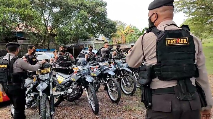 pemeriksaan RAN DIN POLWAN DAN POLKI di jajaran pasukan PARA TOMBAK POLDA