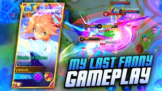 MY LAST FANNY GAMEPLAY IN SEASON 27 | MLBB
