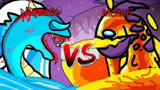 AQUATIC vs MOLTEN (Among Us)