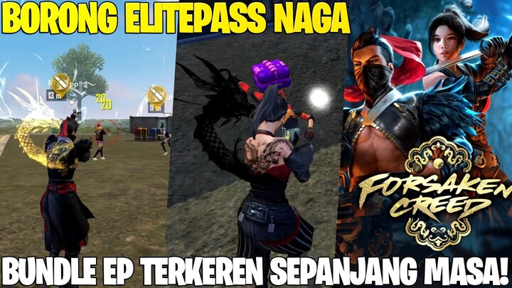 BORONG SEMUA BADGE ELITE PASS NAGA! BUNDLE NYA KEREN PARAH! ADA EFEK ANIMASI NAGA! FREE FIRE