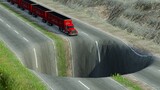 Cars vs Giant Pit #4 | BeamNG.Drive