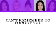 [AI COVER] CAN'T REMEMBER TO FORGET YOU X BABYMONSTER [VOCAL  UNIT] org. by SHAKIRA