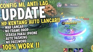 Neww!! Config Ml Anti Lag 40-60Fps Super Smooth No Password | Cara Mengatasi Lag Di Mobile Legends