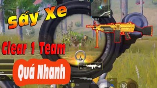 Sấy Xe Bằng " M249 " Clear 1 Team Trong 1 Nốt Nhạc | PUBG Mobile