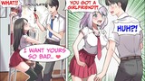 My Hot Friend Gets Jealous Because She Thinks I Gave Rubber To My Classmate (RomCom Manga Dub)