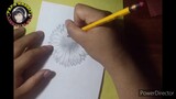 how to draw Flowers Using One Mongol step by step