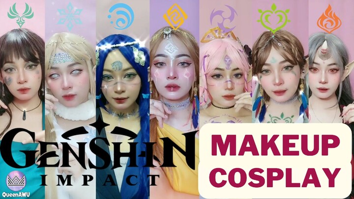 GENSHIN MAKEUP COSPLAY EDITION