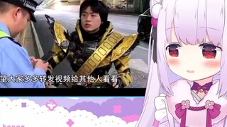 Japanese loli can't hold back when the king is stopped by the traffic police when he sees the devil
