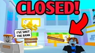 PRESTON SHUTDOWN the BANK! in Pet Simulator X