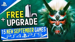 15 BIG Upcoming NEW September PS4/PS5 Games! FREE PS5 Upgrade, RPGs + More (Upcoming New Games 2022)