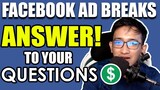 FACEBOOK IN-STREAM ADS QUESTION AND ANSWER TUTORIAL