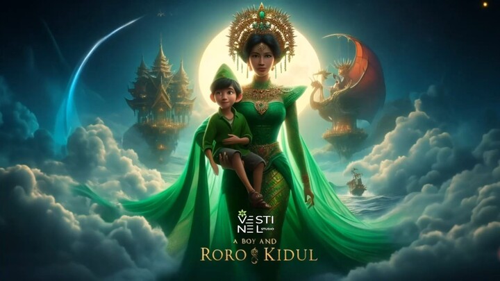 a boy and roro kidul