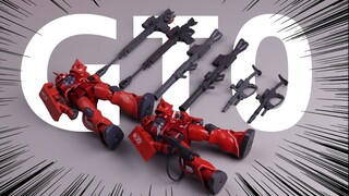 [Assembly] Lao Wei's new work/Beautiful GTO Zaku/Char's Special Zaku 2/Red Comet
