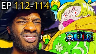 HANDS DOWN. THE UGLIEST ONE PIECE CHARACTER... JUST LOOK!!! 😭 | OP EP 112-114 REACTION!! |