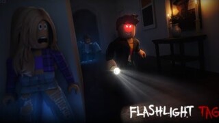 CUMAN DI GAME INI SENTER ITU SANGAT BERBAHAYA- GAMEPLAY FLASHLIGHT TAG ROBLOX INDONESIA #roblox