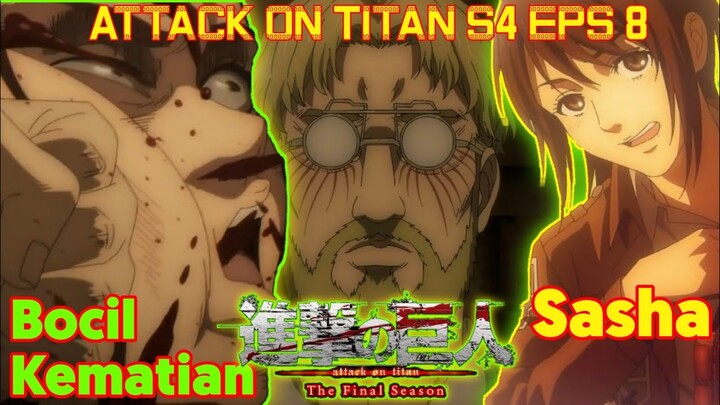 Episode Paling Penuh Hujatan!! | Attack on Titan s4 episode 8 bahasa Indonesia