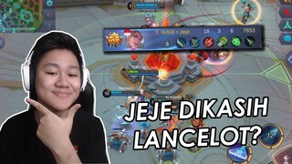 TOP 1 LANCELOT BERAKSI KEMBALI! JEJE DIKASIH LANCELOT MUSUH BERCANDA?