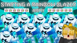 IM STARTING A RAINBOW BLAZZER || BLOCKMAN GO || TRAINERS ARENA