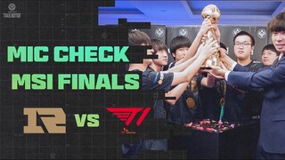 Mic Check RNG vs T1 (Vietsub) | Chung Kết MSI 2022 | "THƯ VIỆN ĐÂY RỒI !!!"