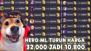 MONTON PANIK ? HARGA HERO ML SEMUA DI TURUNIN JADI MURAH ! ADA APA INI