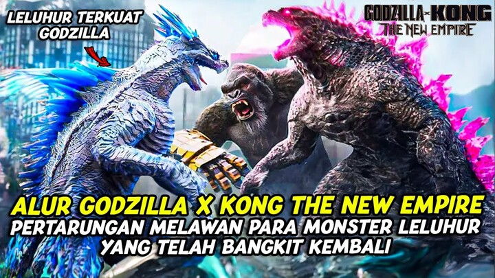 GODZILLA BERTARUNG MELAWAN LELUHURNYA YANG TERKUAT | ALUR CERITA GOZILLA X KONG THE NEW EMPIRE 2024