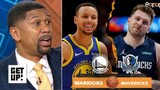 GET UP | Jalen Rose "can't wait" Luka Doncic will lead Dallas Mavericks knock Warriors out in game 2