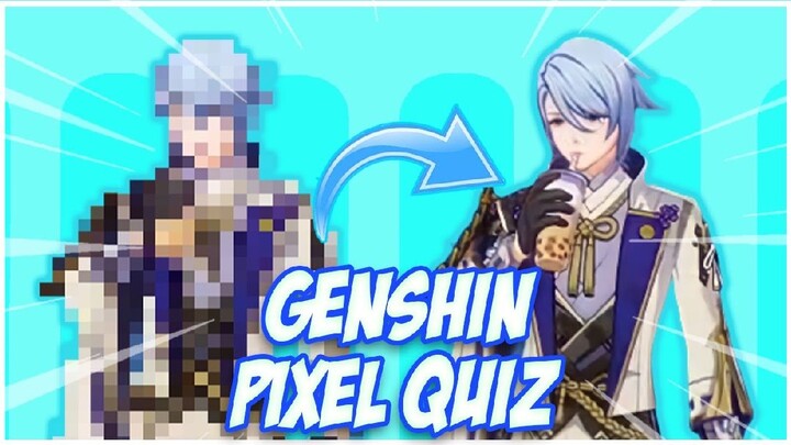 Guess Genshin Impact Character by Their Pixel | 3 Level