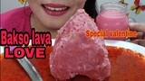 ASMR BAKSO LAVA LOVE SPECIAL VALENTINE | ASMR MUKBANG INDONESIA | EATING SOUNDS