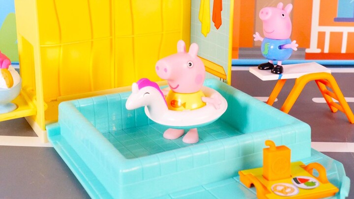 Kolam renang Peppa Pig bermain mainan rumah