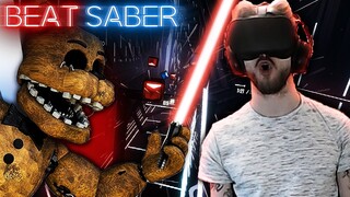 ONE OF THE HARDEST FNAF SONGS I'VE EVER PLAYED! | Beat Saber VR Expert+ Gameplay