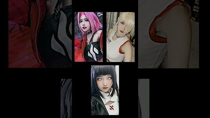 Shinobi sisters cosplay | Sakura | Ino | Hinata #cosplay #naruto #soha #shinobisisters