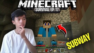 SUBWAY! | Let's Play MINECRAFT Survival | EP. 17