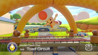 Mario Kart 8 Deluxe [150cc Golden Dash Cup] (No Commentary)