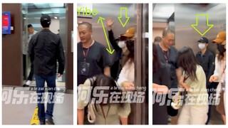 Wang Yibo and his team enthusiastically waved to SINA's field reporters before leaving work