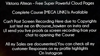 Viktoria Altman Course Free Super Powerful Cloud Pages Download