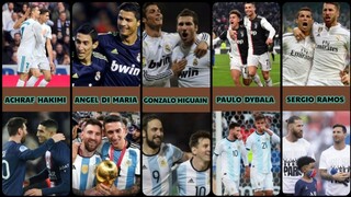 BERUNTUNG BANGET🤯 Inilah 26 Pemain Yang Pernah Merasakan Bermain Dengan 2 GOAT🐏 MESSI & RONALDO💀🤩