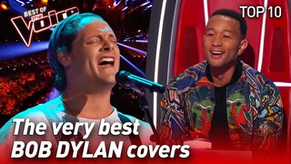 TOP 10 | Wonderful BOB DYLAN Covers in The Voice