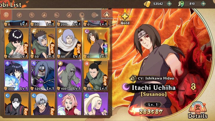 gg dapat itachi legend